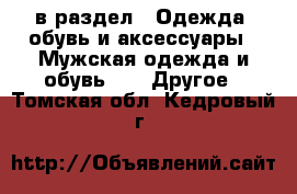  в раздел : Одежда, обувь и аксессуары » Мужская одежда и обувь »  » Другое . Томская обл.,Кедровый г.